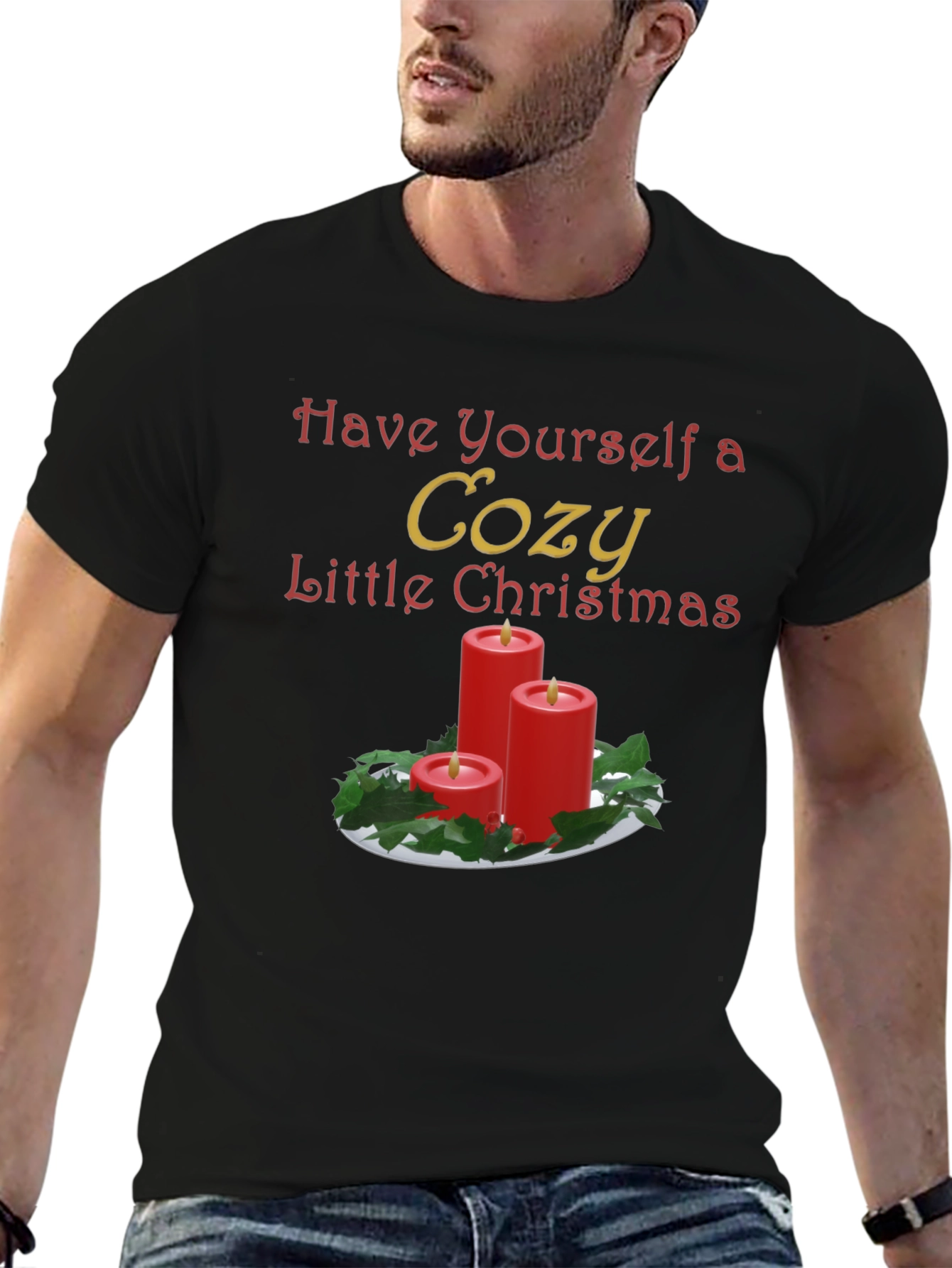 Cozy Christmas Candle T-Shirt
