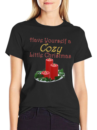 Cozy Christmas Candle T-Shirt