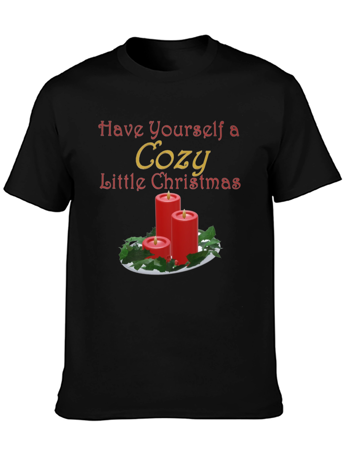 Cozy Christmas Candle T-Shirt