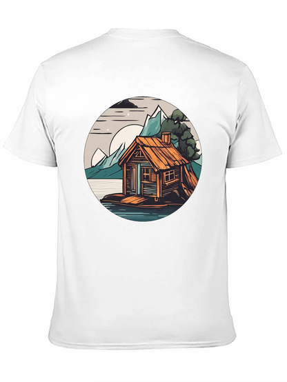 Cabin Lake Tee: Nature Graphic Shirt