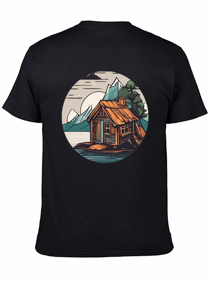 Cabin Lake Tee: Nature Graphic Shirt