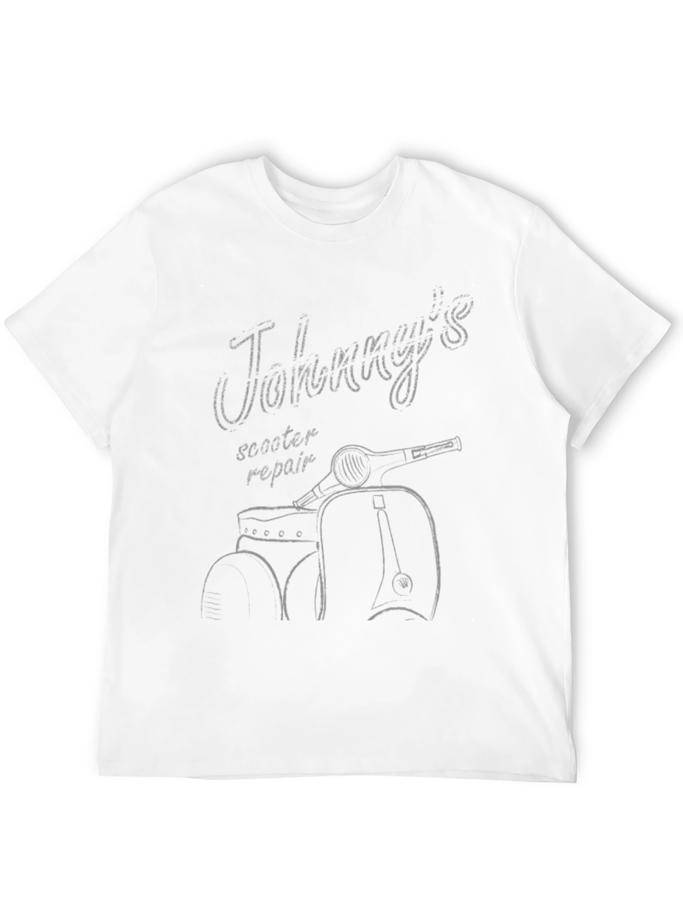 Johnnys Scooter Repair Graphic Tee
