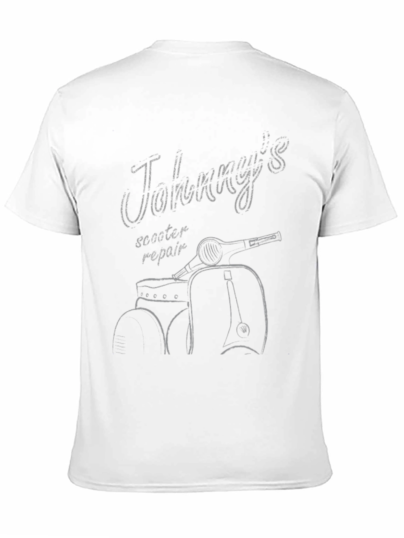 Johnnys Scooter Repair Graphic Tee