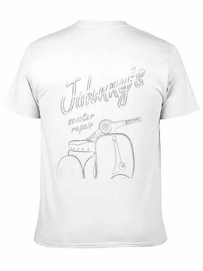 Johnnys Scooter Repair Graphic Tee