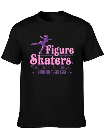 Figure Skaters T-Shirt - Land on Your Feet