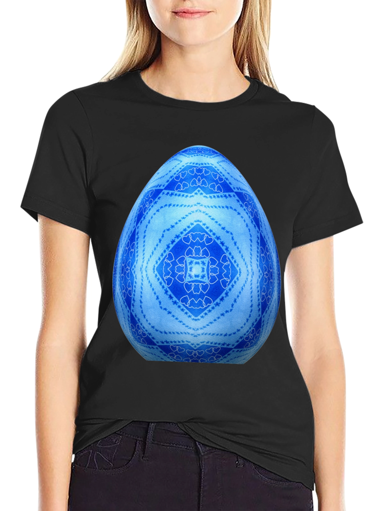 Blue Easter Egg Graphic Tee