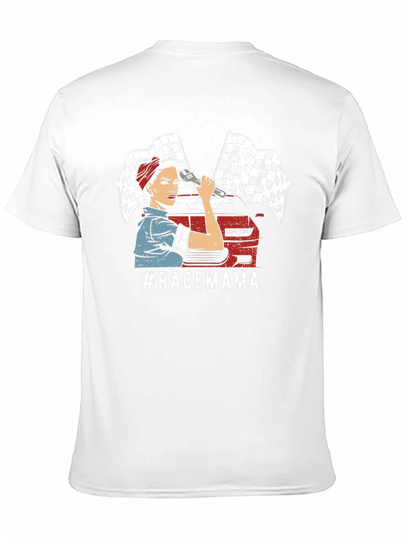 Race Mama T-Shirt - Automotive Mechanic Design