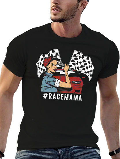 Race Mama T-Shirt - Automotive Mechanic Design