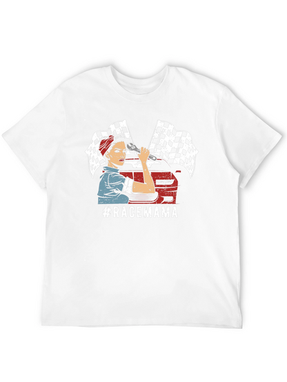 Race Mama T-Shirt - Automotive Mechanic Design