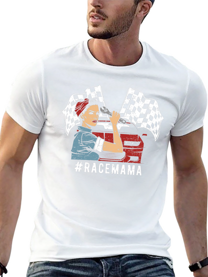 Race Mama T-Shirt - Automotive Mechanic Design