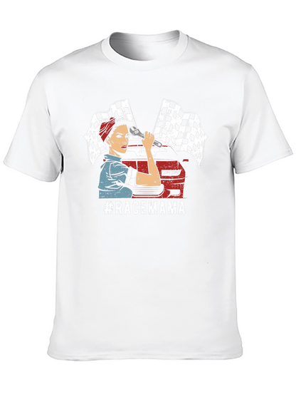 Race Mama T-Shirt - Automotive Mechanic Design
