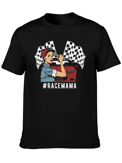Race Mama T-Shirt - Automotive Mechanic Design