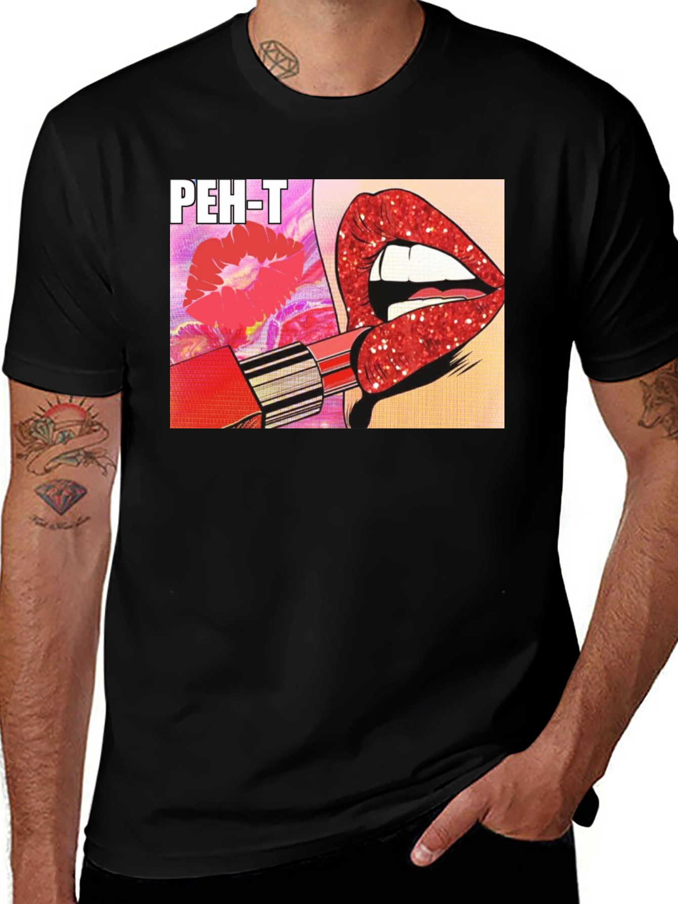 PEH-T Lips Graphic T-Shirt