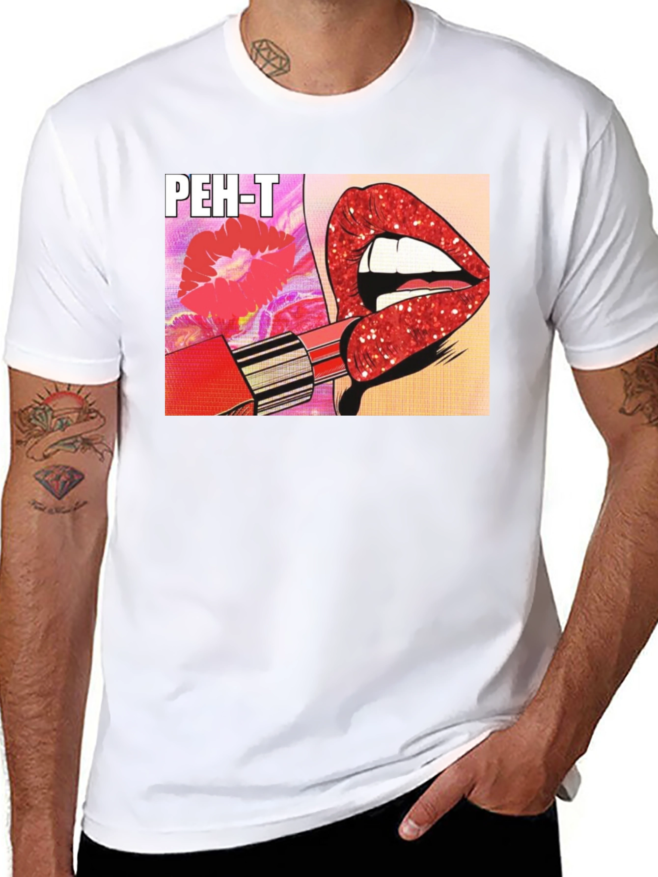 PEH-T Lips Graphic T-Shirt