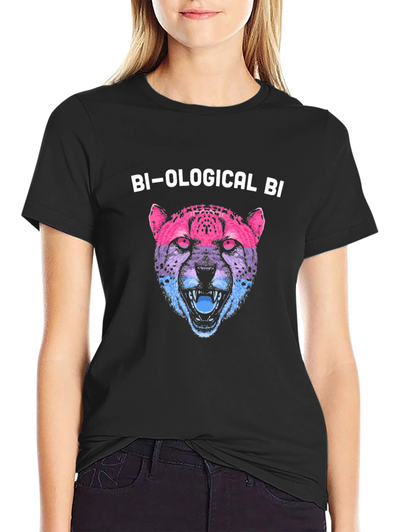 Bi-Ological Bi Cheetah T-Shirt