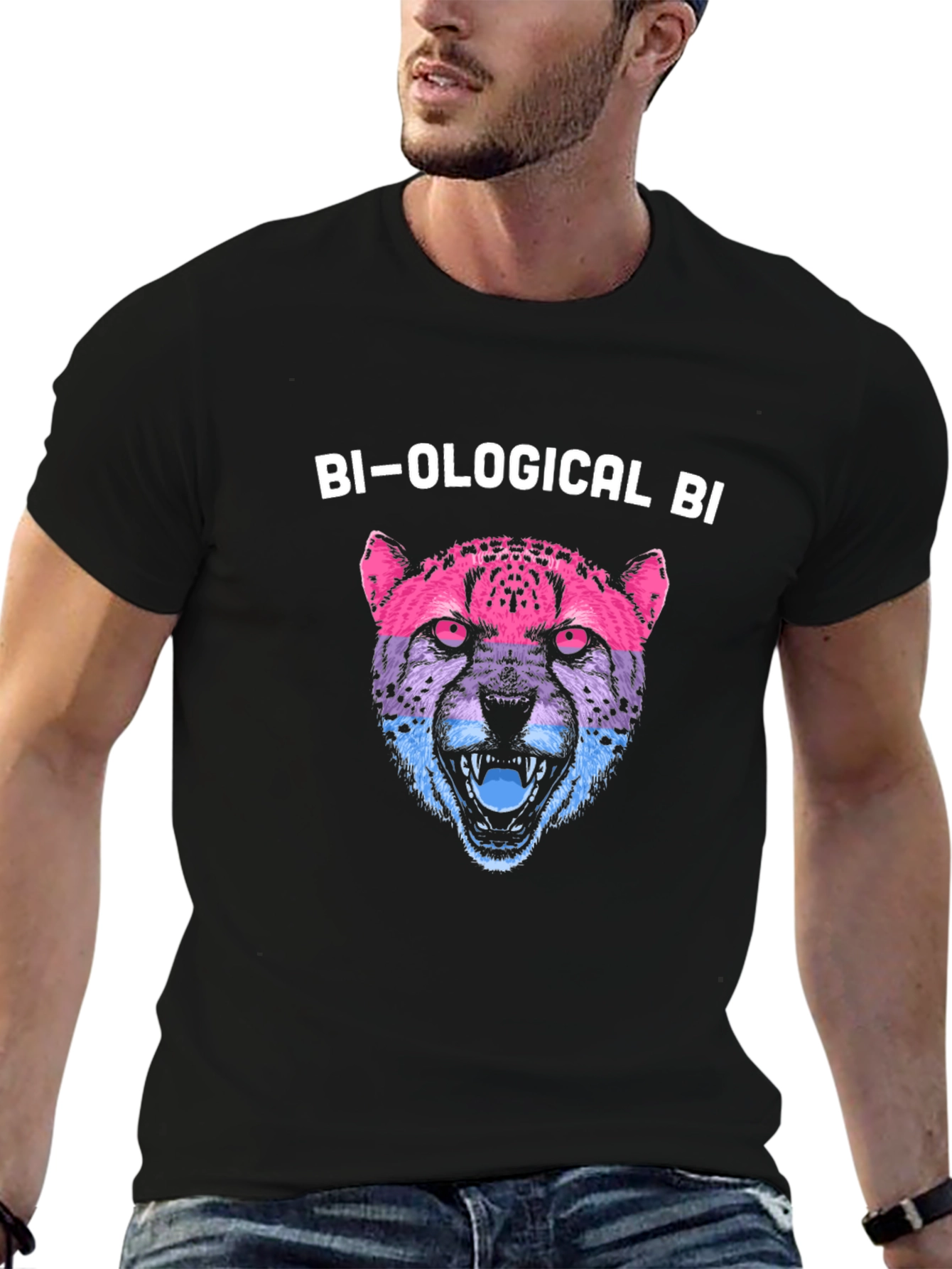 Bi-Ological Bi Cheetah T-Shirt