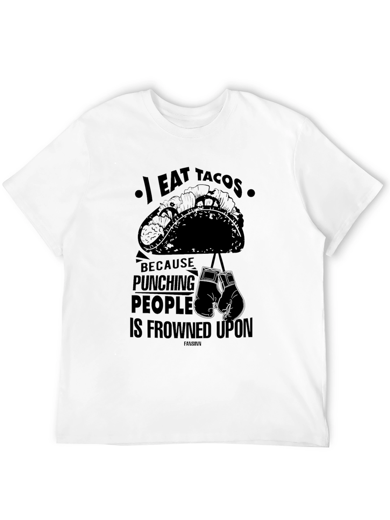I Eat Tacos Funny Graphic T-Shirt