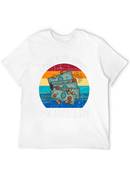 Penny For Your Thoughts Funny Graphic T-Shirt