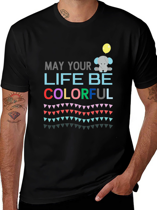 Colorful Life Graphic T-Shirt - Unisex