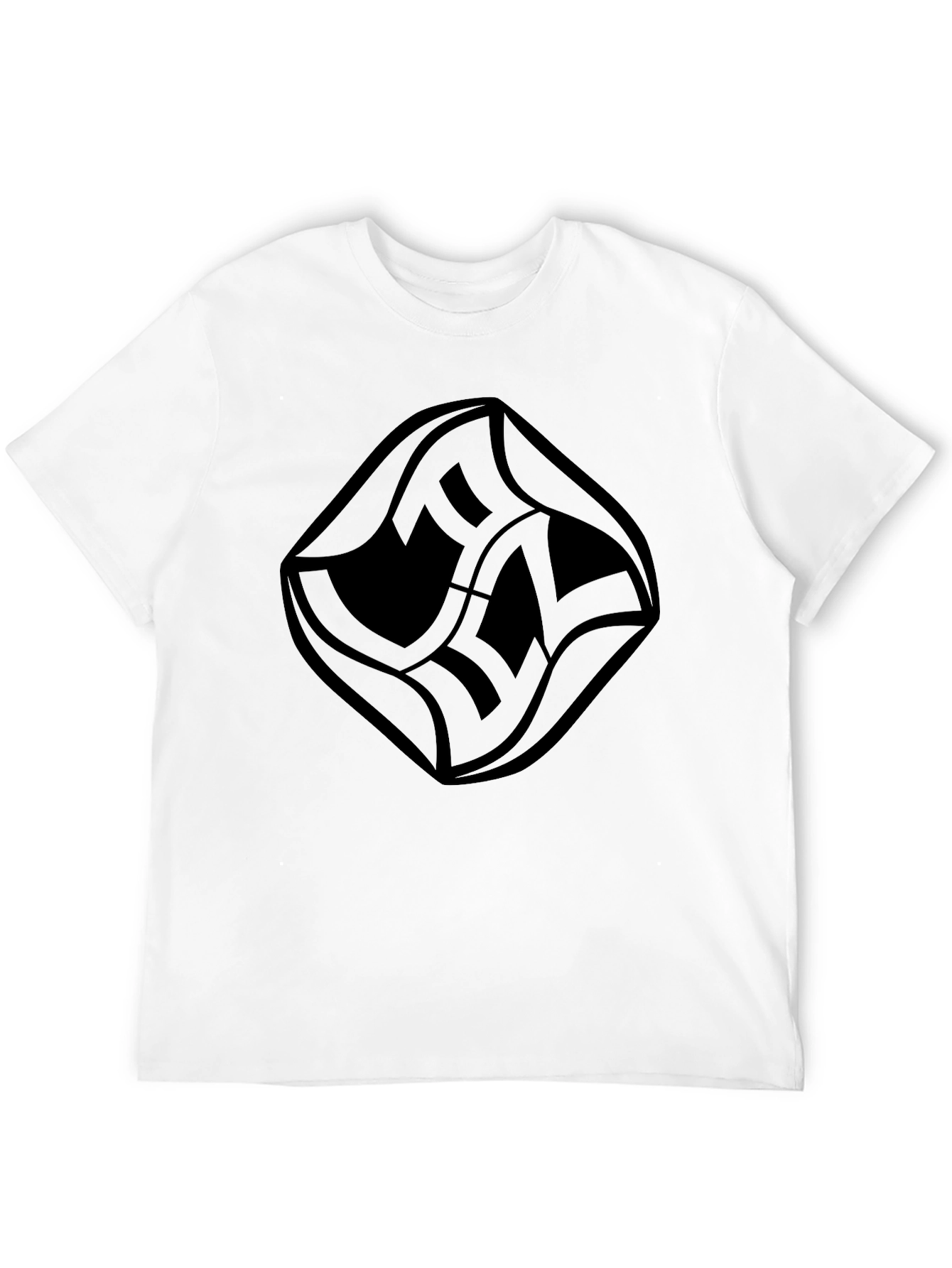 Modern Graphic Tee - Stylish Black Design