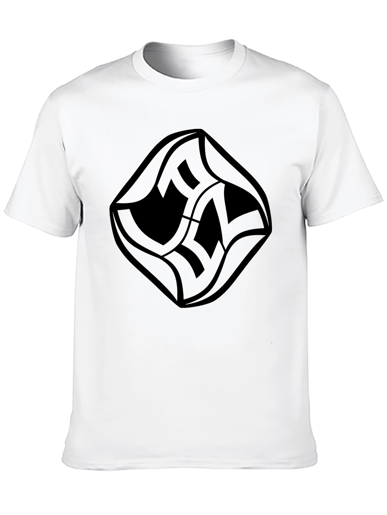 Modern Graphic Tee - Stylish Black Design