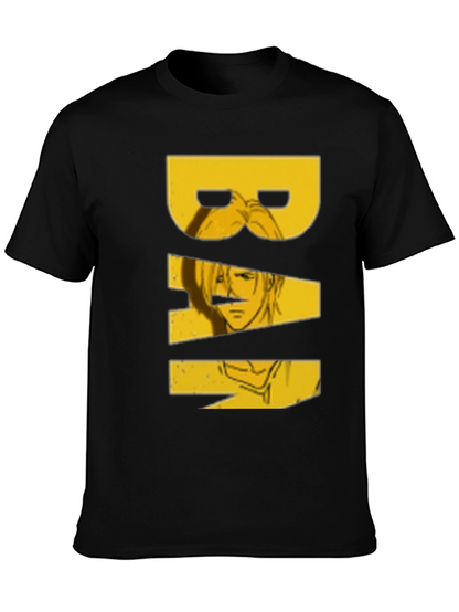 Black Graphic Print T-Shirt