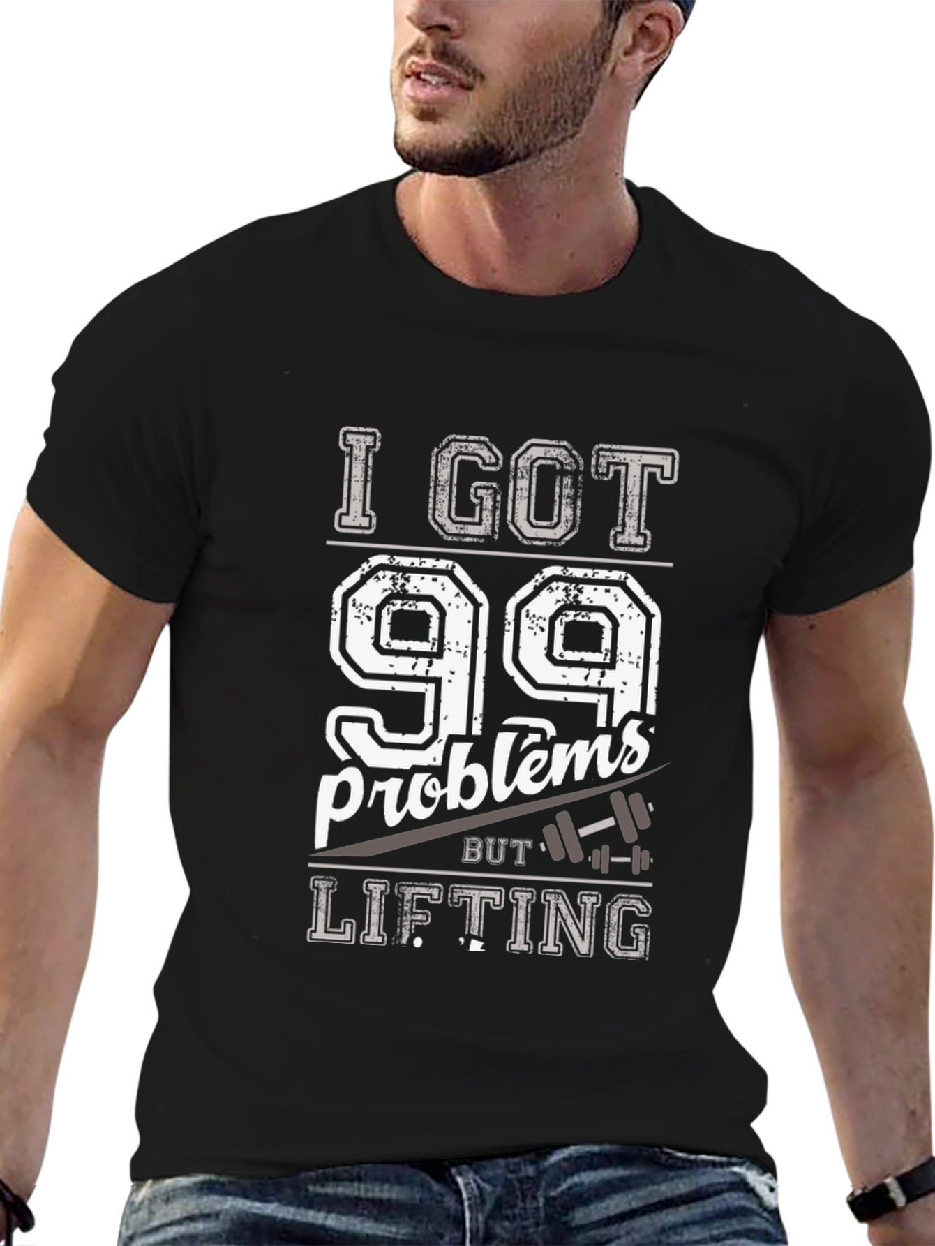 99 Problems Lifting T-Shirt - Funny Workout Tee