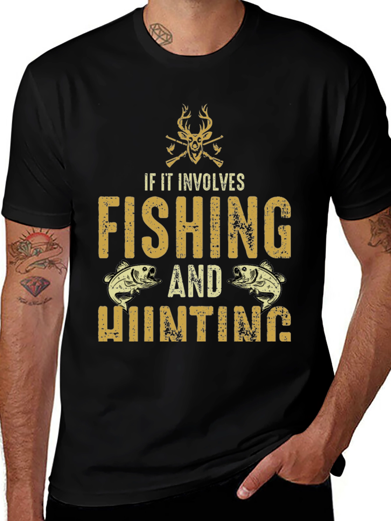 Fishing & Hunting T-Shirt - Outdoor Adventure Tee