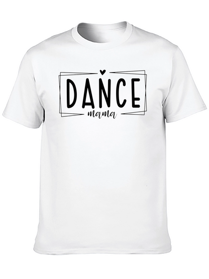 Dance Mama Graphic Tee - Black Cotton T-Shirt
