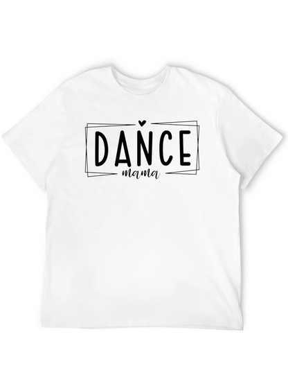 Dance Mama Graphic Tee - Black Cotton T-Shirt