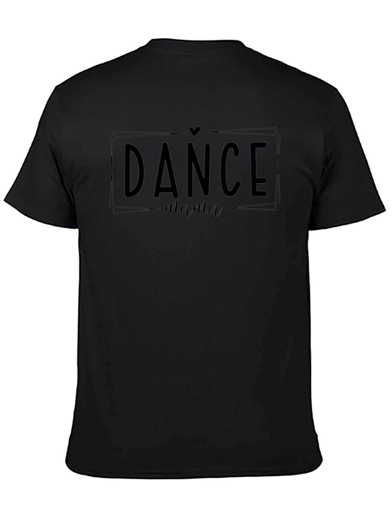 Dance Mama Graphic Tee - Black Cotton T-Shirt