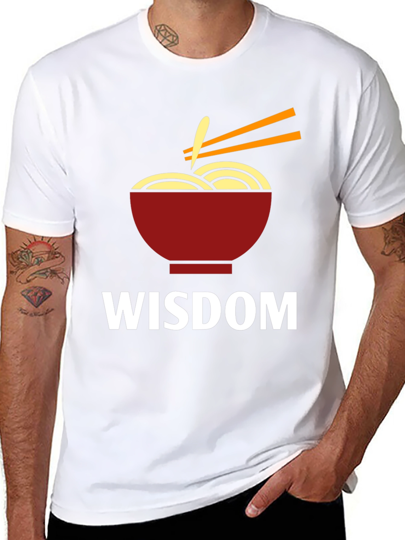 Wisdom Ramen Graphic T-Shirt