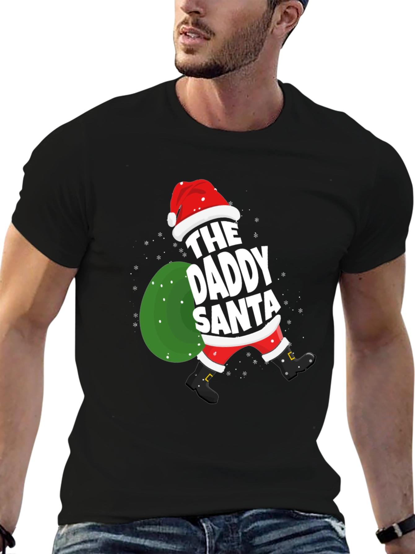 The Daddy Santa Graphic Tee - Holiday Fun!