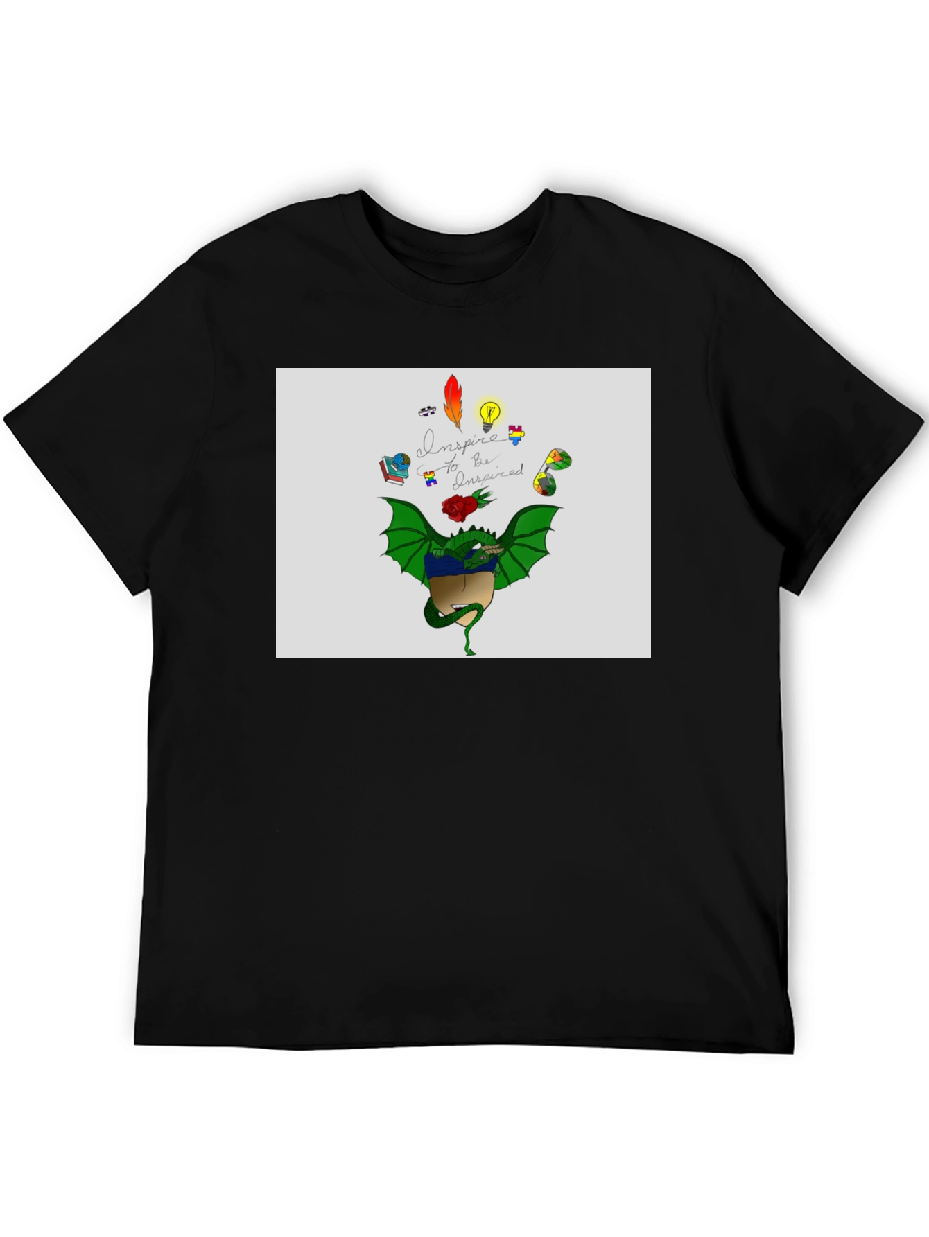 Inspire Dragon Graphic T-Shirt