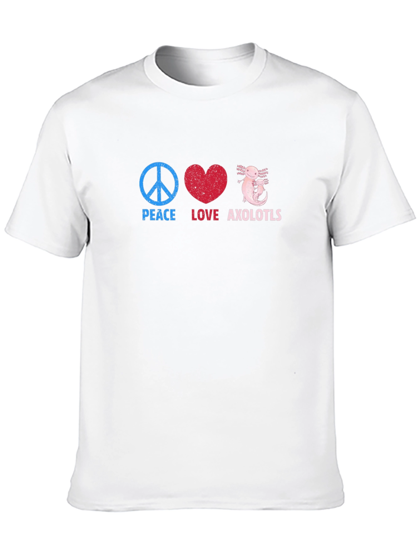 Peace Love Axolotls Graphic T-Shirt
