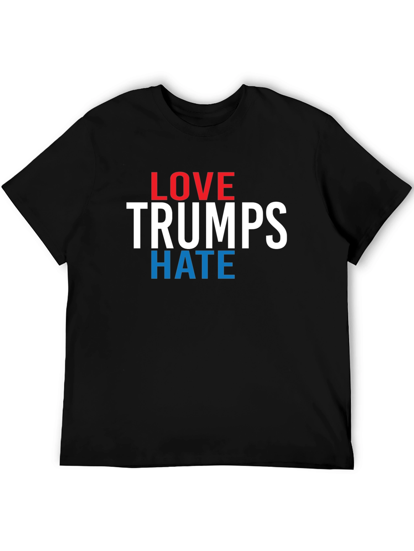 Love Trumps Hate Graphic T-Shirt - Political Statement Tee