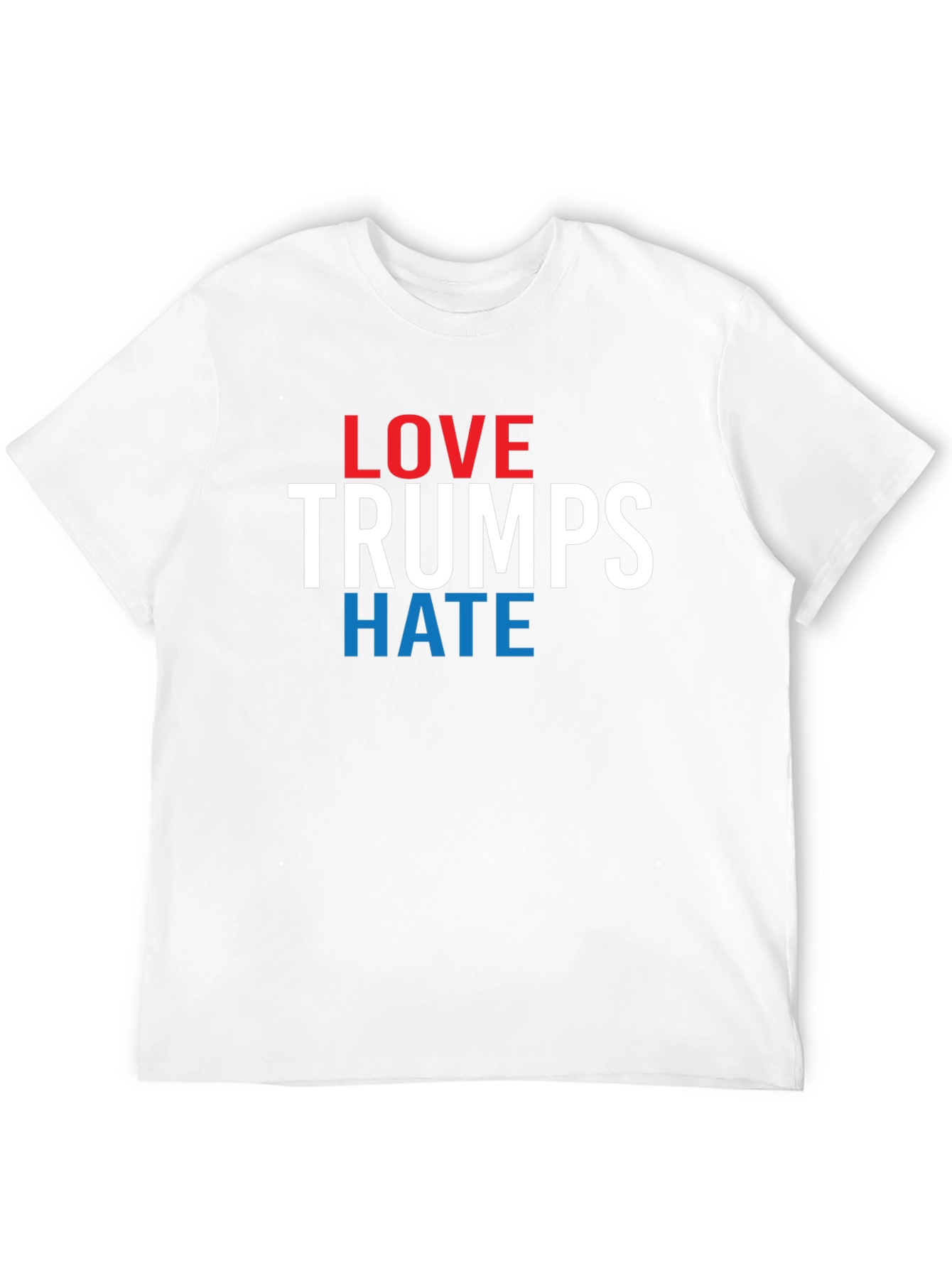 Love Trumps Hate Graphic T-Shirt - Political Statement Tee