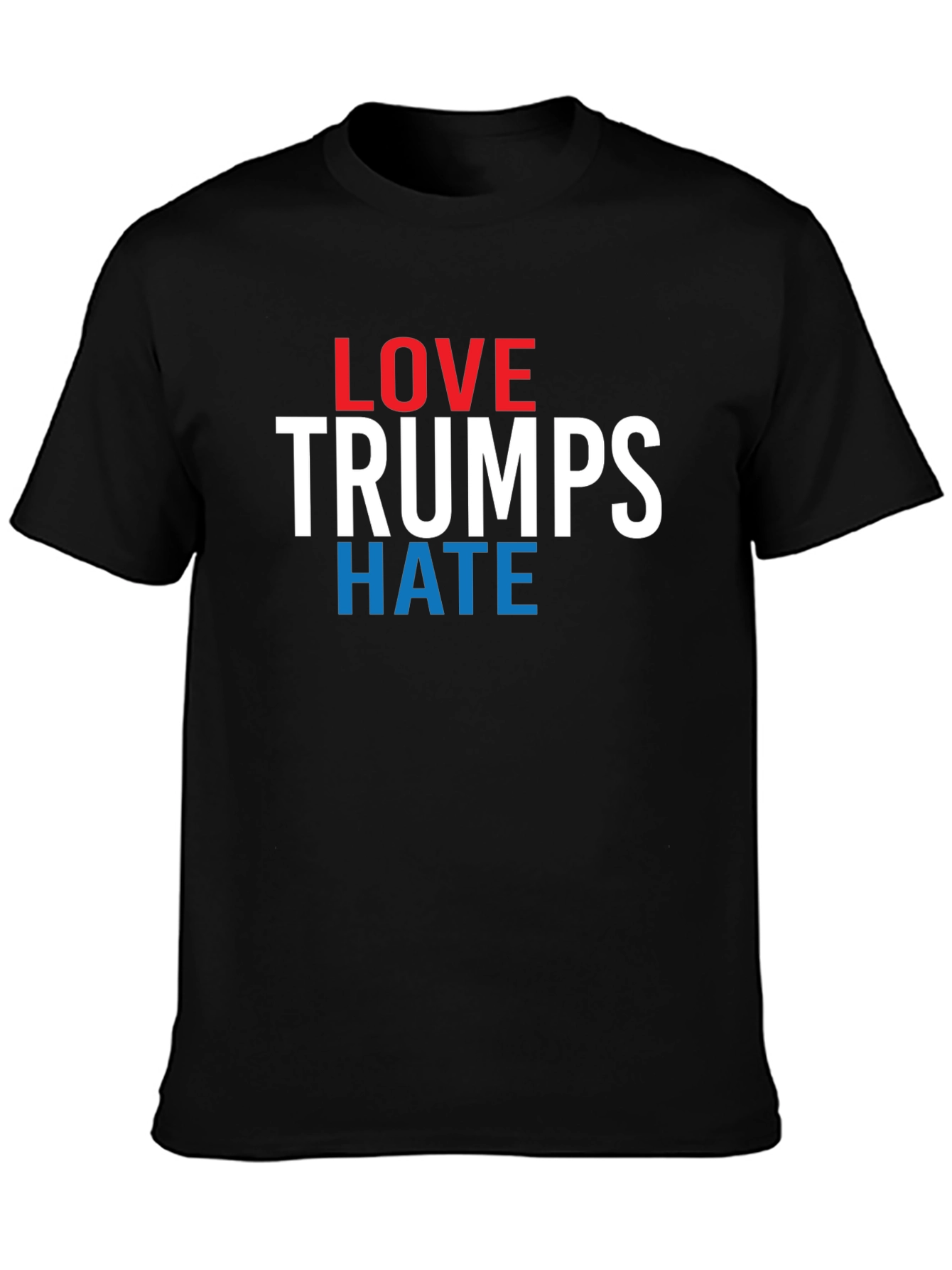 Love Trumps Hate Graphic T-Shirt - Political Statement Tee