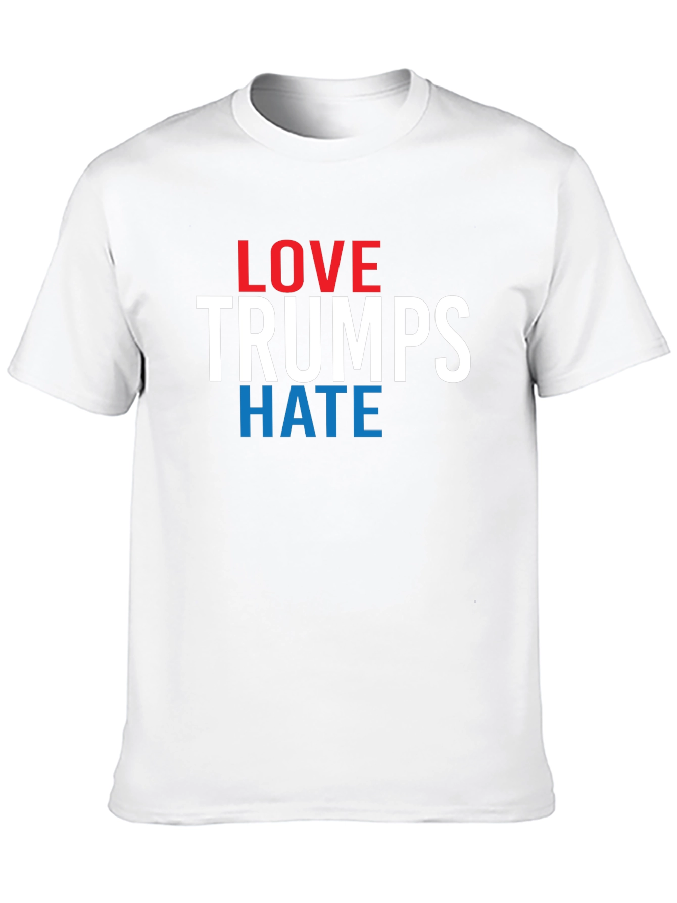 Love Trumps Hate Graphic T-Shirt - Political Statement Tee