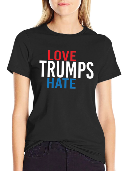 Love Trumps Hate Graphic T-Shirt - Political Statement Tee
