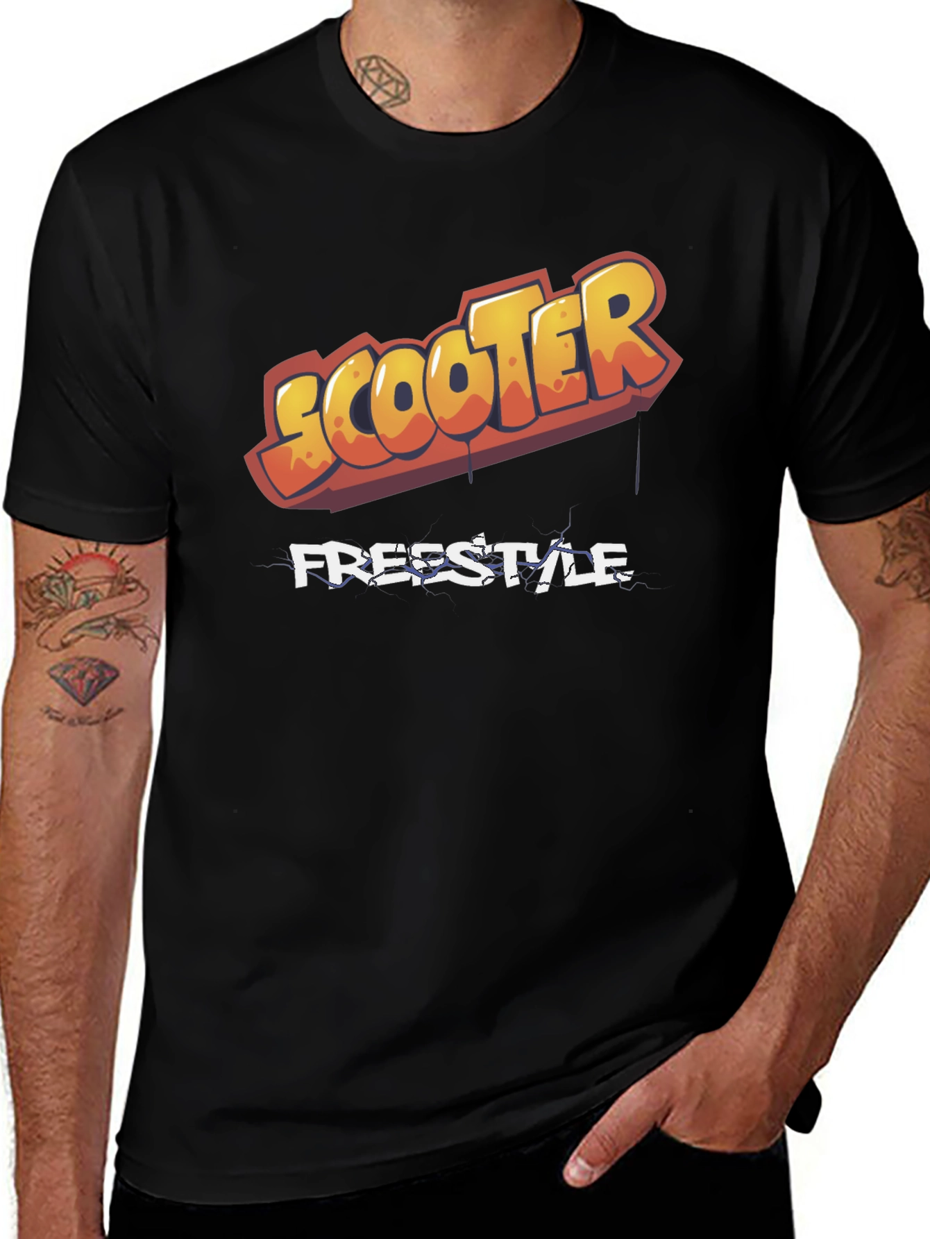 Scooter Freestyle Graphic T-Shirt