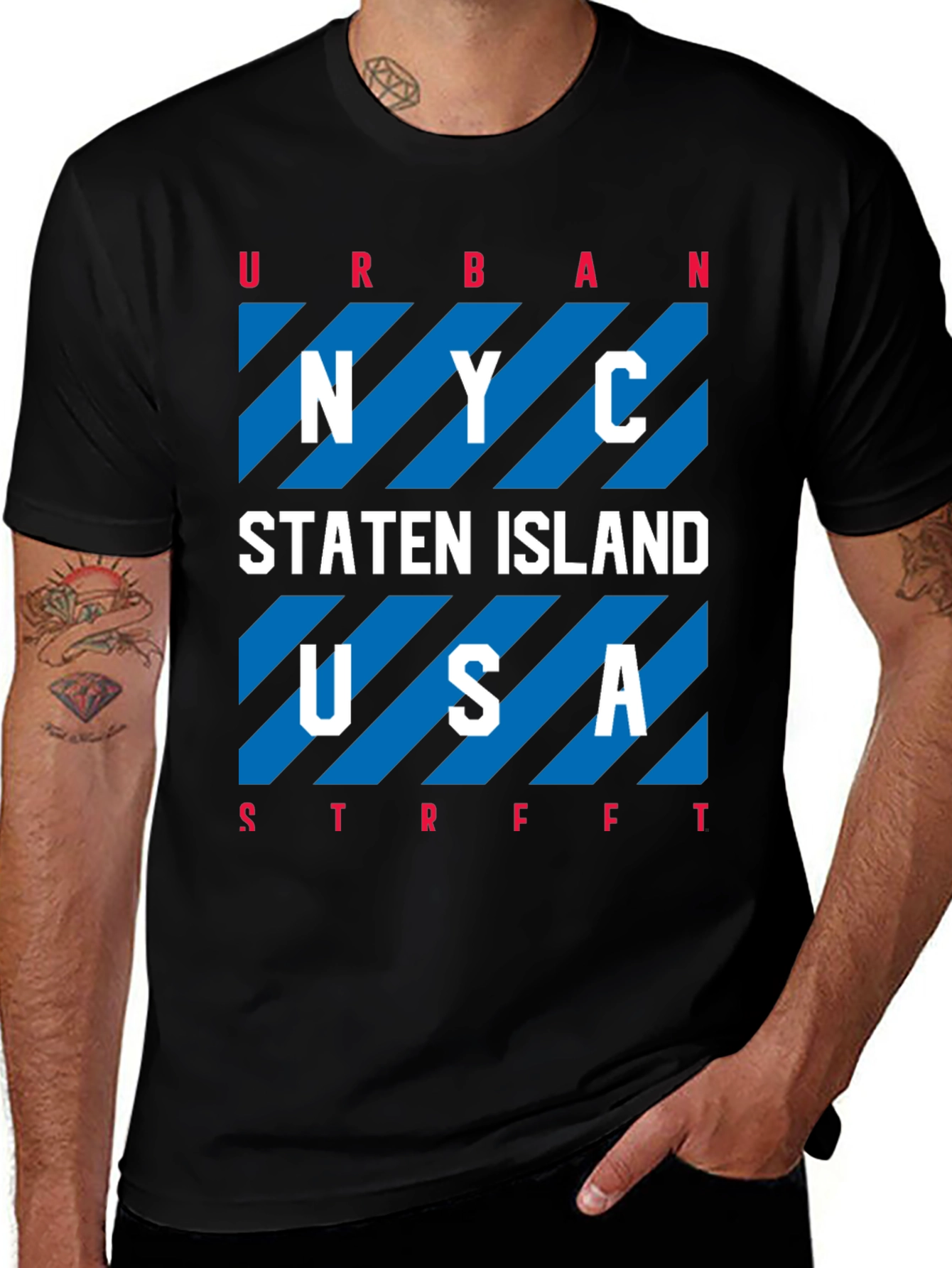 NYC Staten Island USA Urban Street T-Shirt