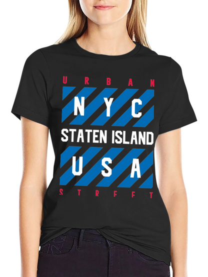 NYC Staten Island USA Urban Street T-Shirt
