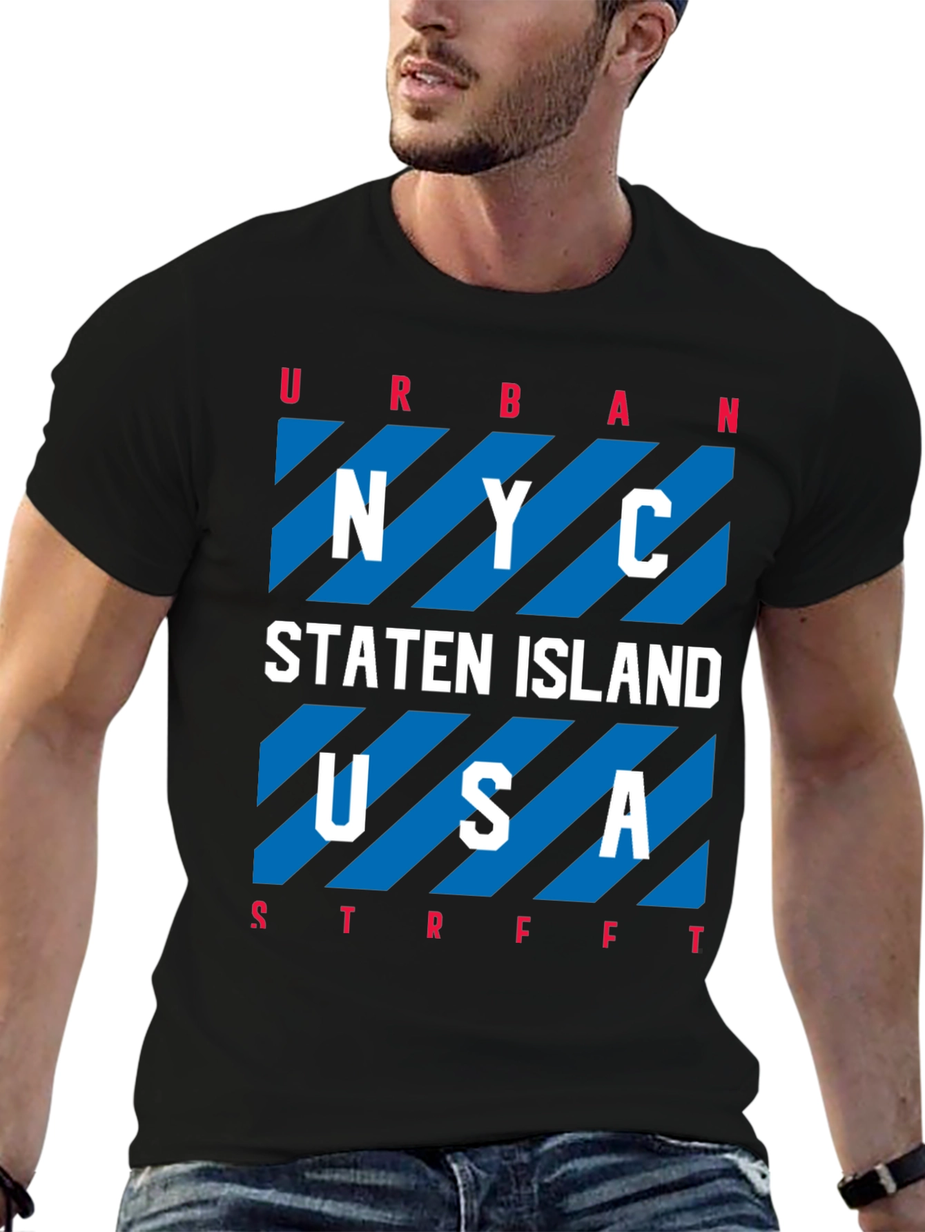 NYC Staten Island USA Urban Street T-Shirt