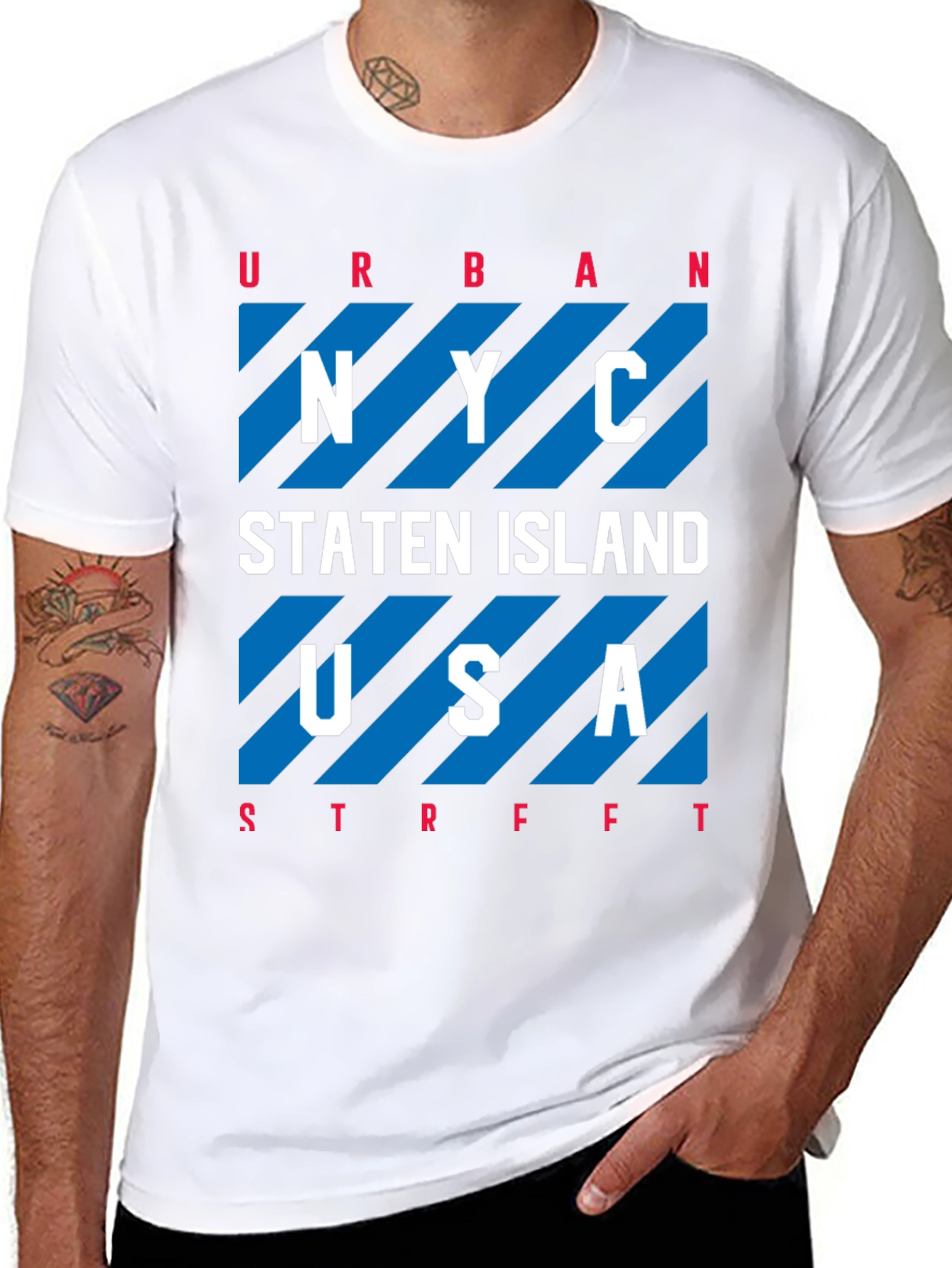NYC Staten Island USA Urban Street T-Shirt
