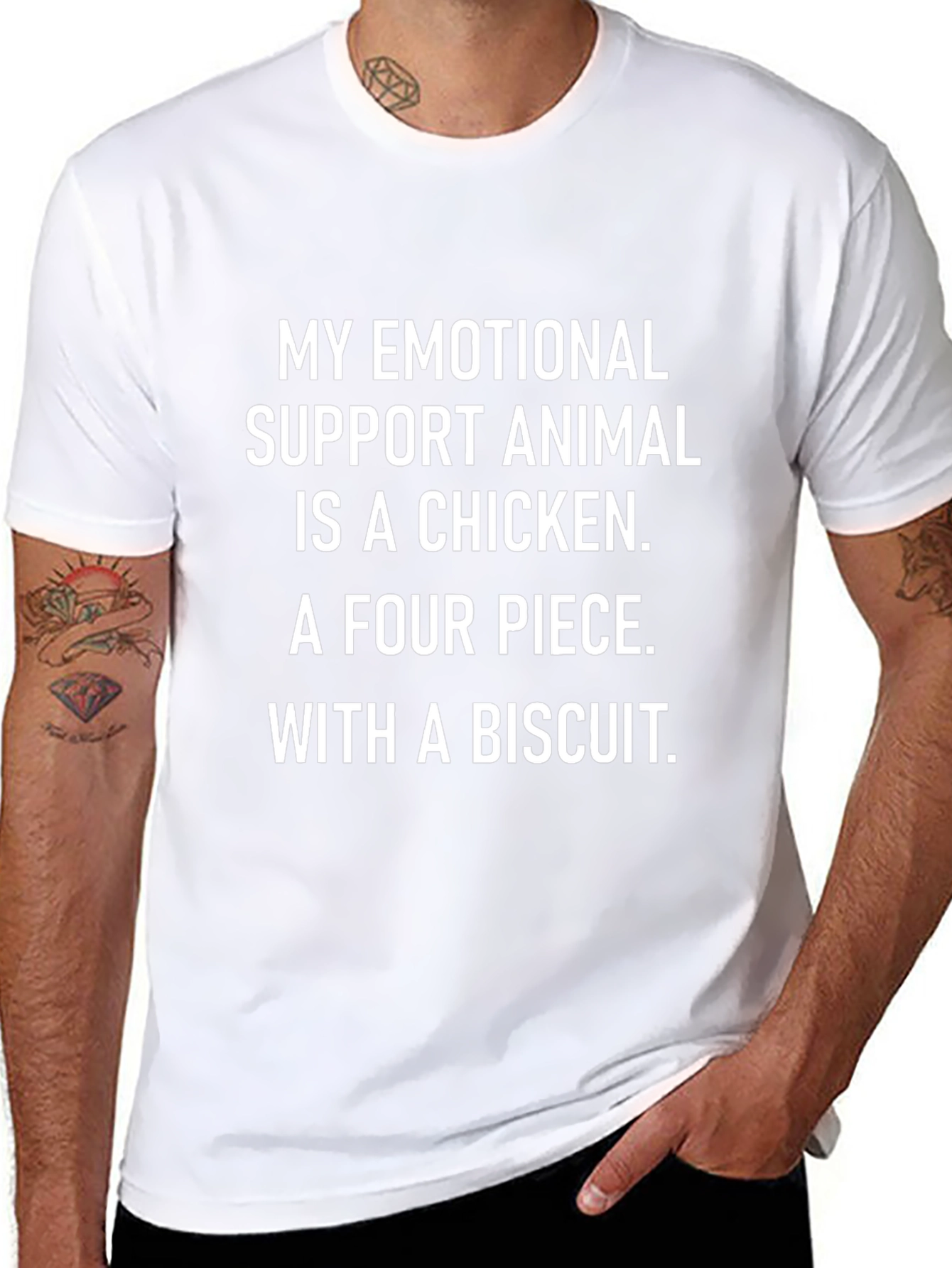 Emotional Support Animal Chicken T-Shirt