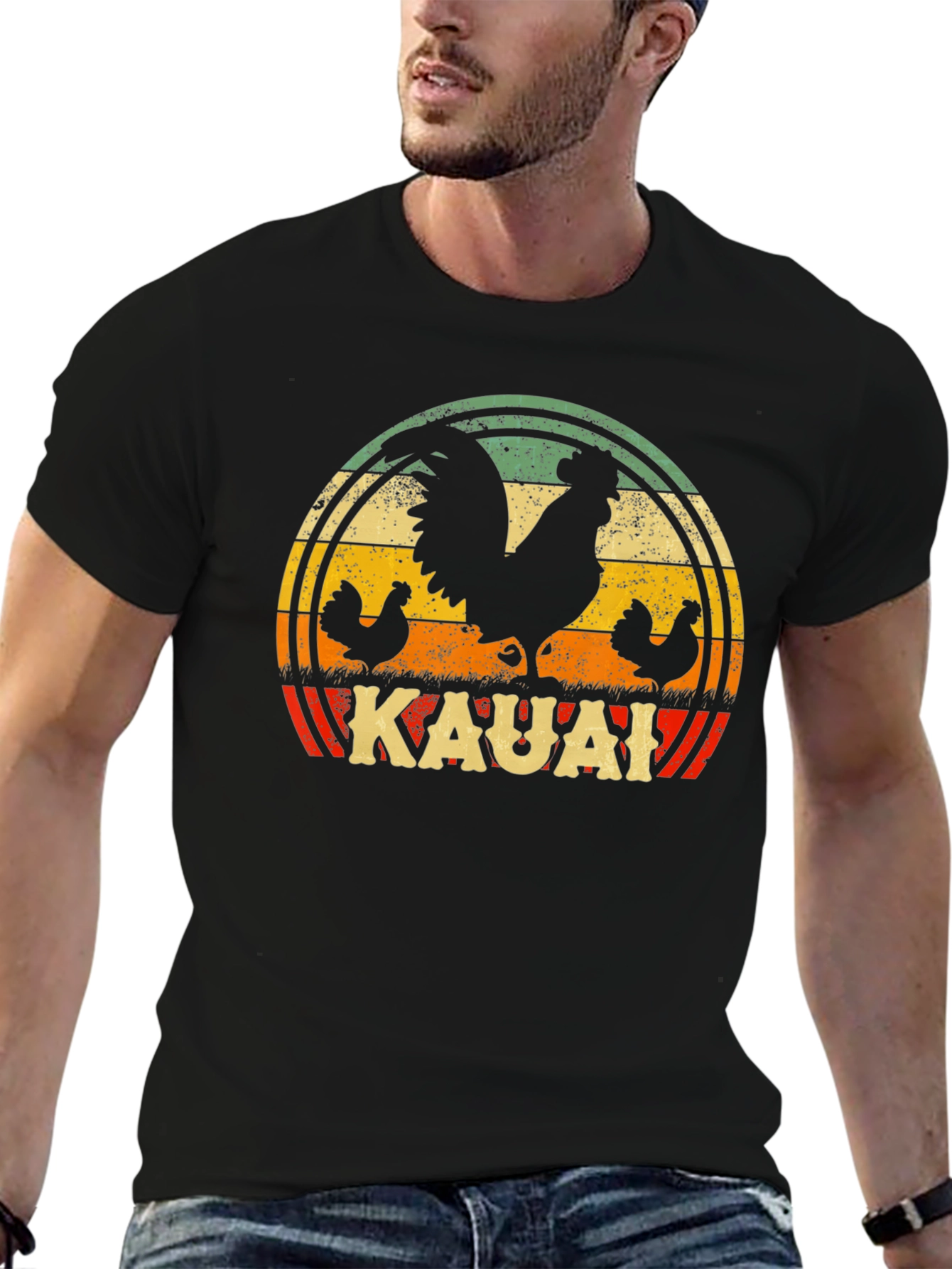 Kauai Rooster T-Shirt - Island Style