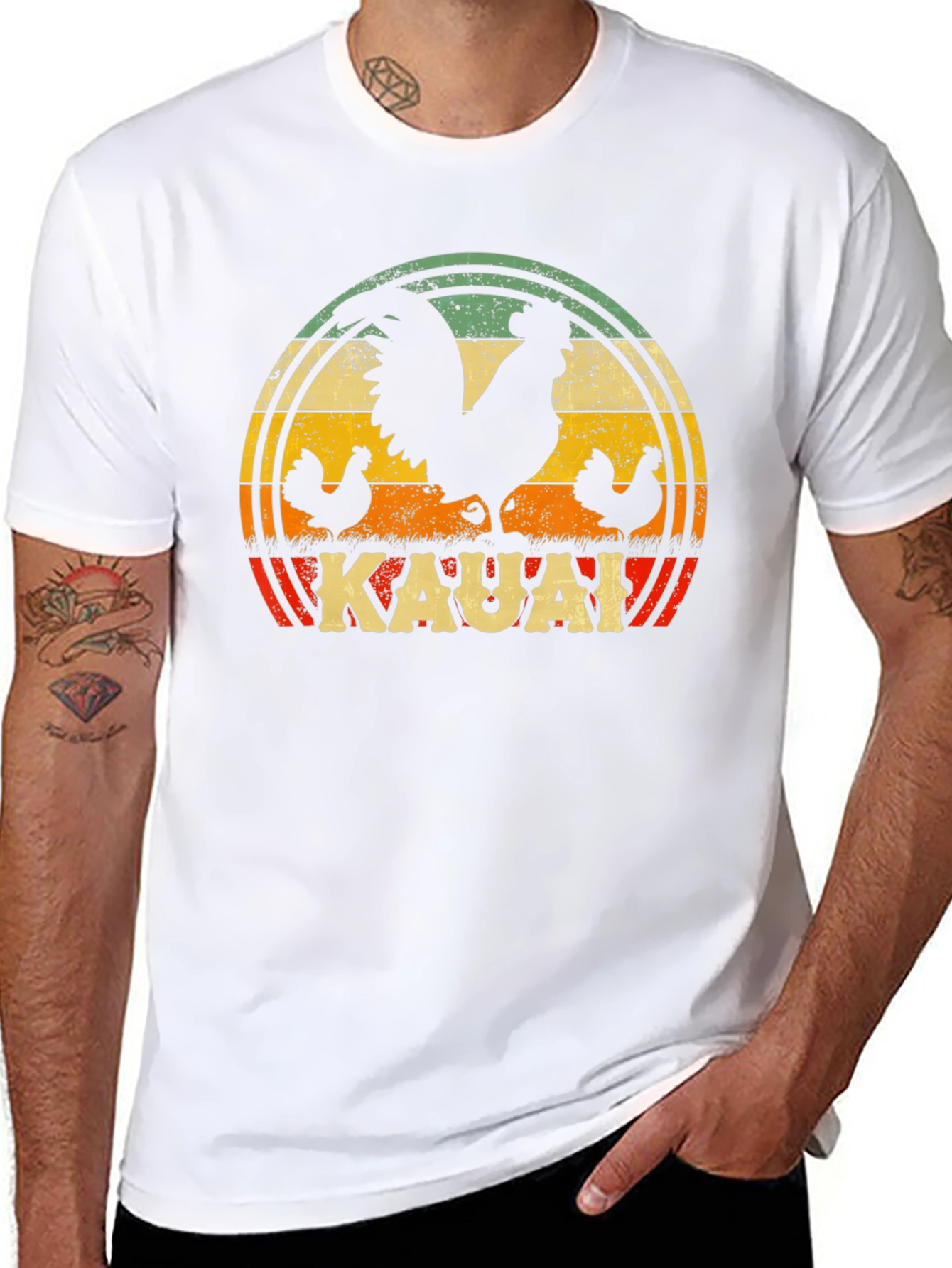 Kauai Rooster T-Shirt - Island Style