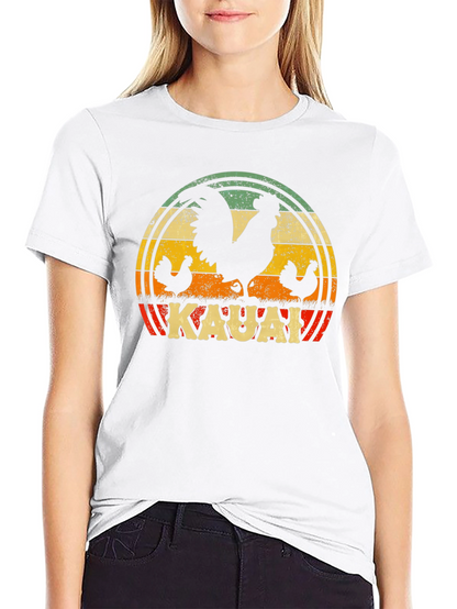 Kauai Rooster T-Shirt - Island Style