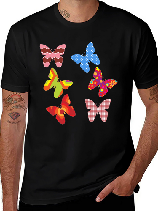 Butterfly Pattern T-Shirt